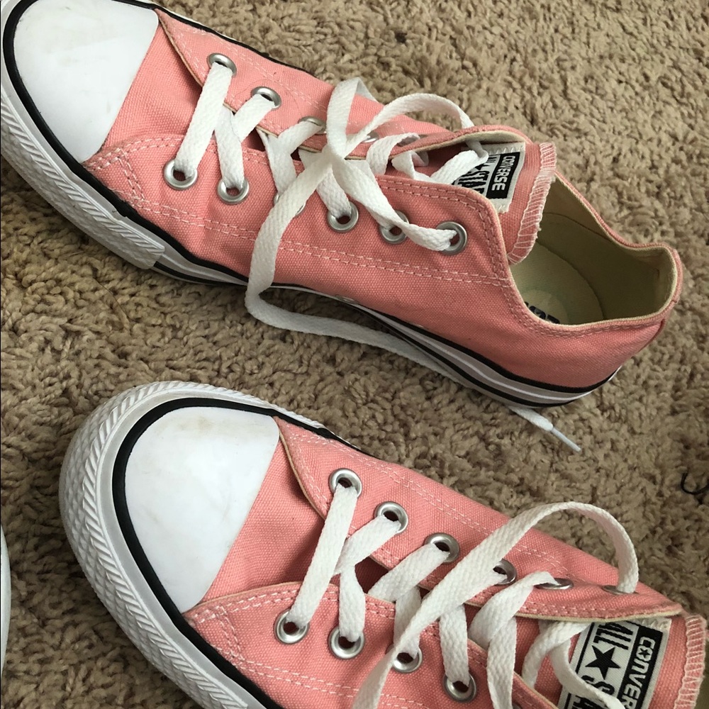 Pink Converses - image 1
